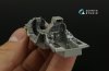 Quinta Studio QDS-48408 F-16D block 50 3D-Printed & coloured Interior on decal paper (Kinetic 2022 tool) (small) 1/48